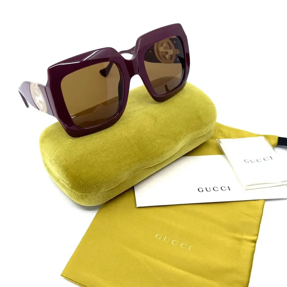 New, GUCCI Sunglasses GG1022S 007 Authentic